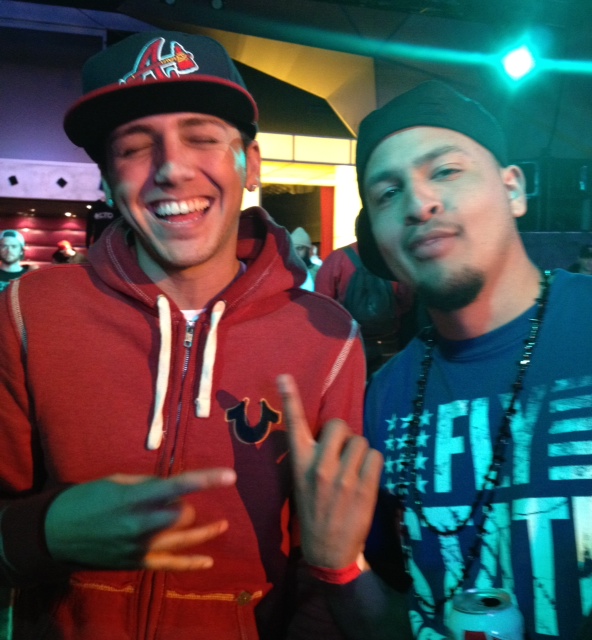 Luciano Crakk and Uno Lavoz at Vengeance 2. Luciano Crakk and Uno Lavoz at Vengeance 2.