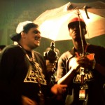 Daylyt pulling out the umbrella against Loe Pesci
