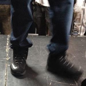 Whose shoes?