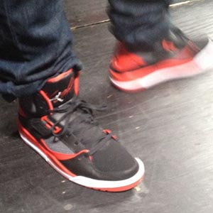 Whose shoes?