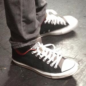 Whose shoes?