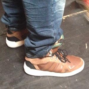 Whose shoes?