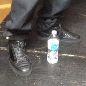 Whose shoes?