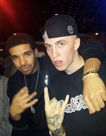 Drake and Shotty Horroh at Blackout 3.