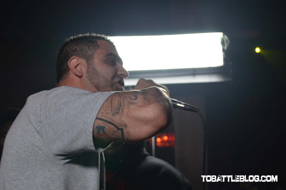 Dizaster amping the crowd up