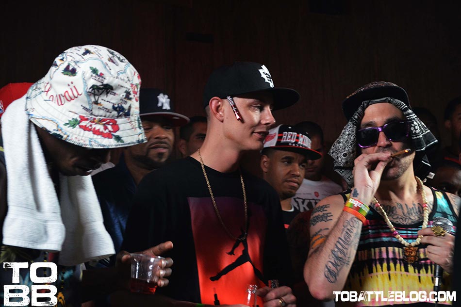 Between battles with Aspect, Organik and Lush One