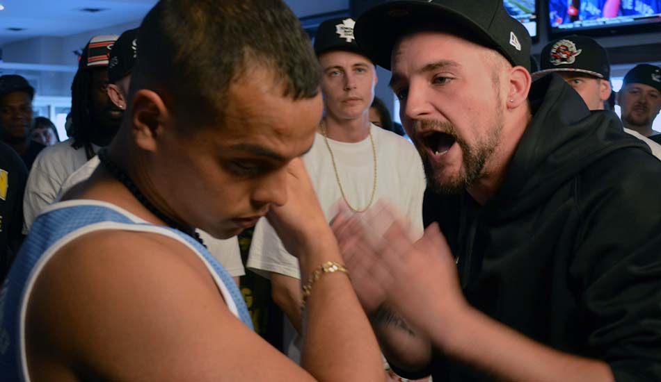 KP getting in Diaz's face