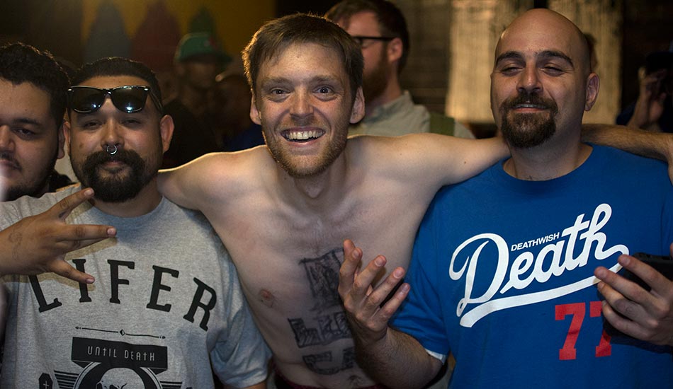 Carter Deems after his battle with Joe Cutter at Day 1. Photo by Chris Wynn.