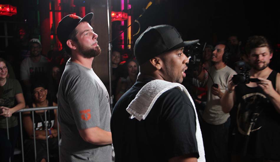 Real Deal and Chilla Jones during their BOLA 5 battle.