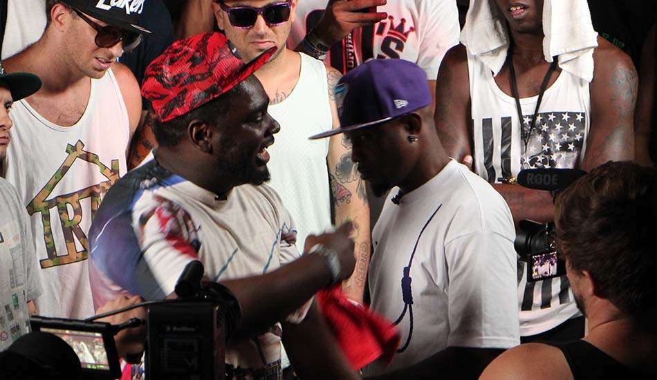 O-Red battles Rum Nitty.
